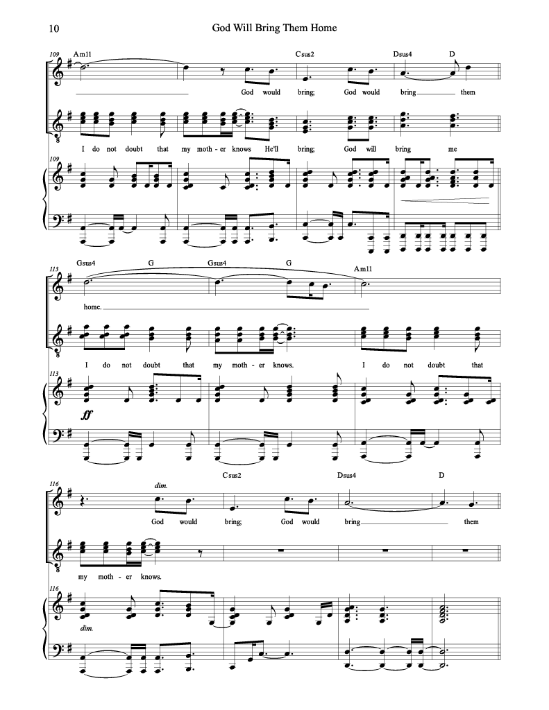 God Will Bring Them Home