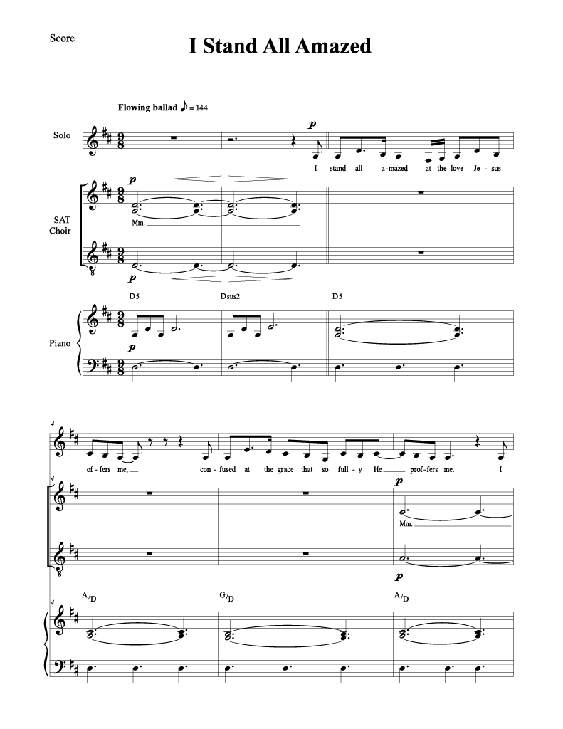 I Stand All Amazed