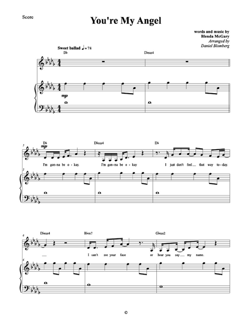 You're My Angel - Blenda McGary (Vocal Solo)