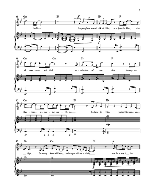 Believe - Carrie Yost (Vocal Solo)