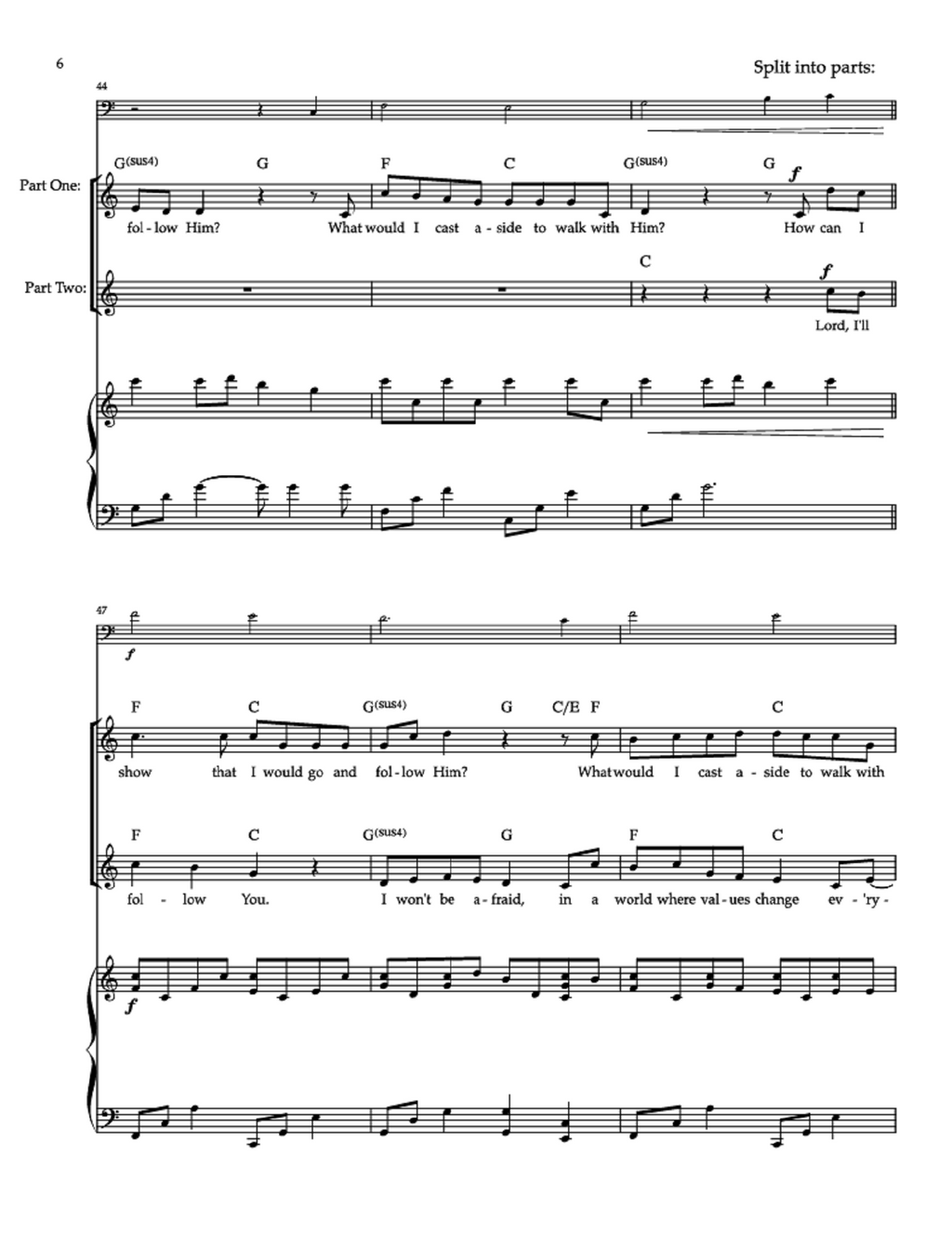 Follow Him - Carrie Yost (Vocal Duet)
