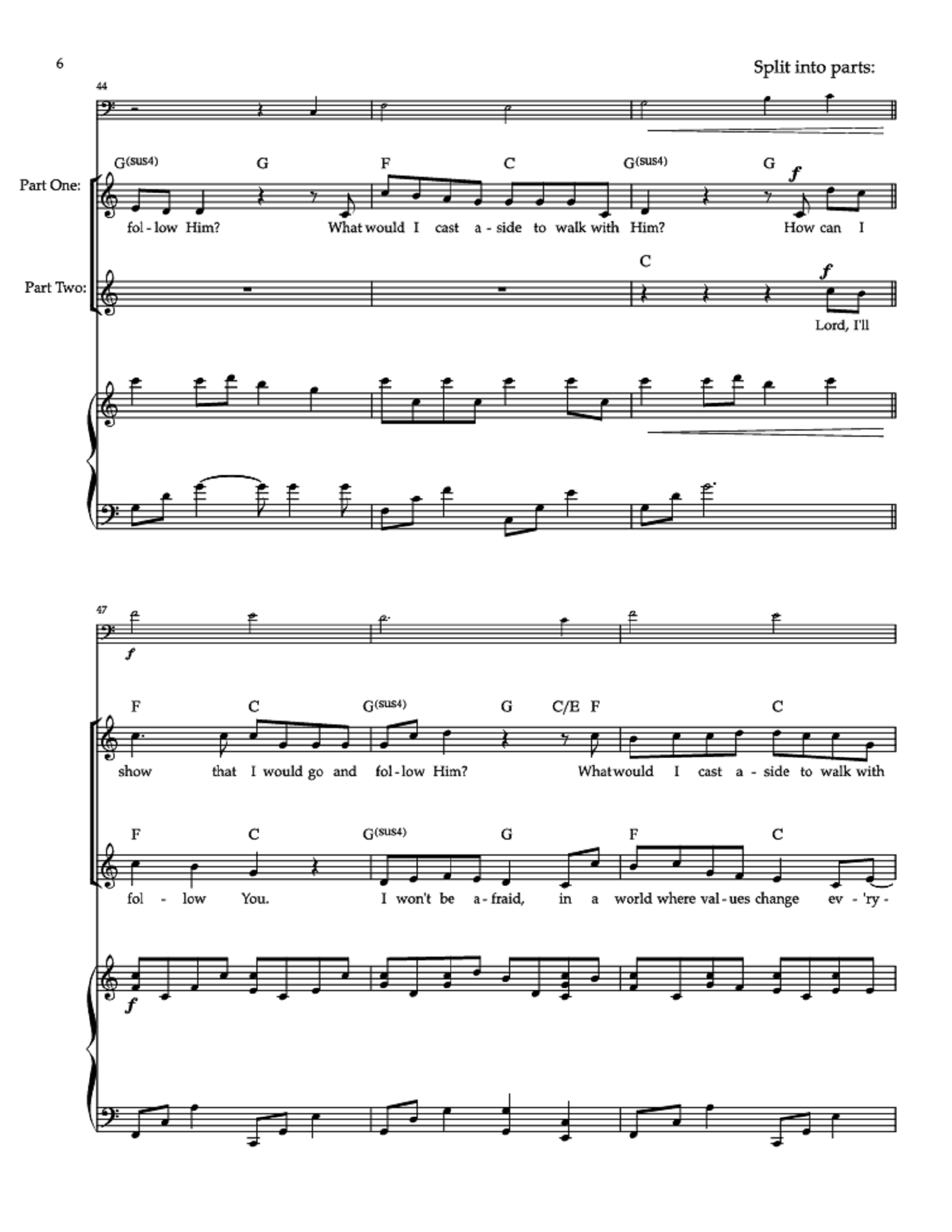Follow Him - Carrie Yost (Vocal Duet)