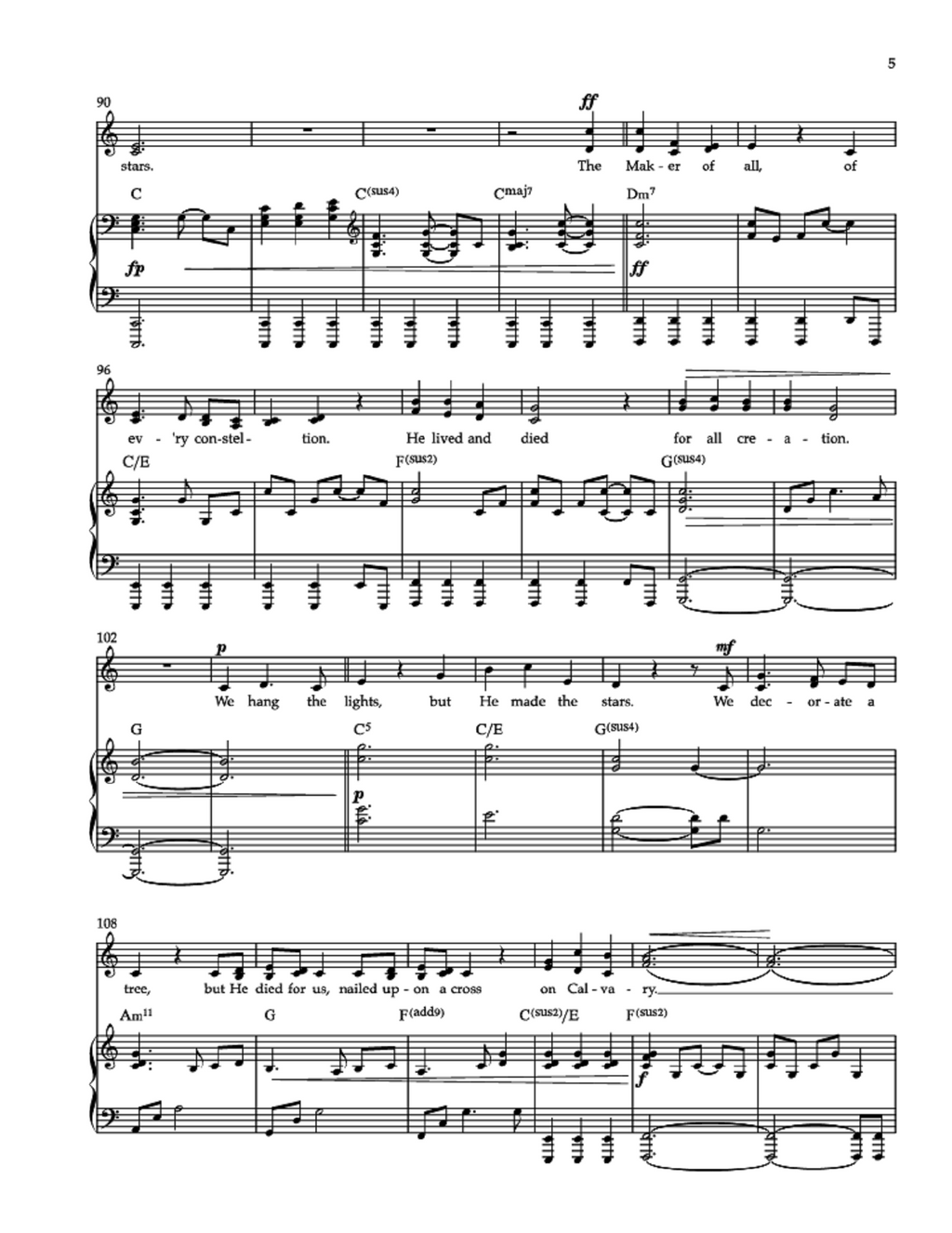 He Made the Stars - Carrie Yost (Children's Choir / Vocal Solo)