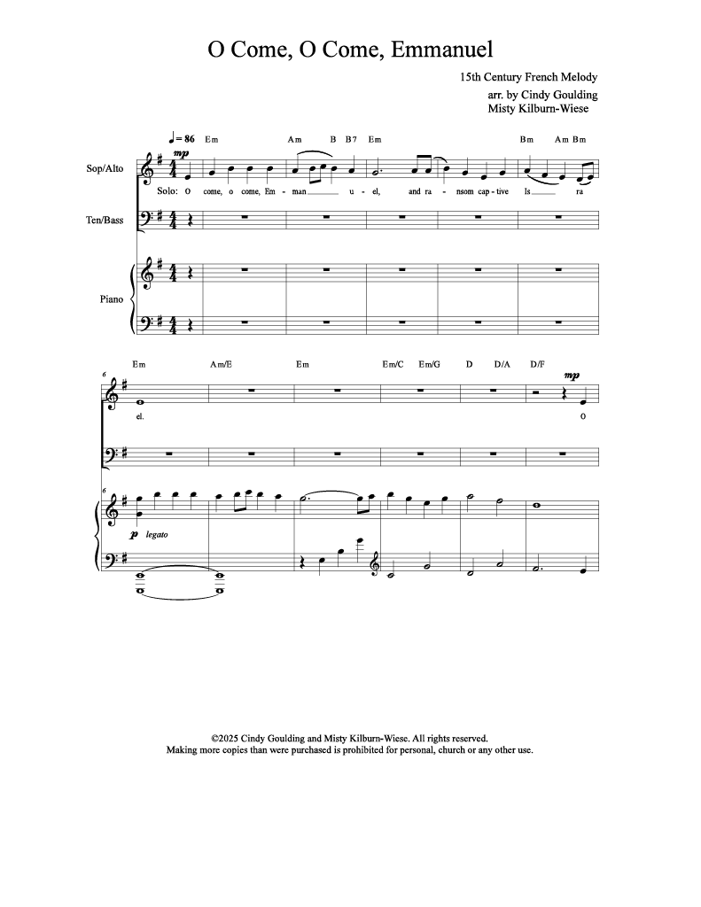 O Come, O Come, Emmanuel