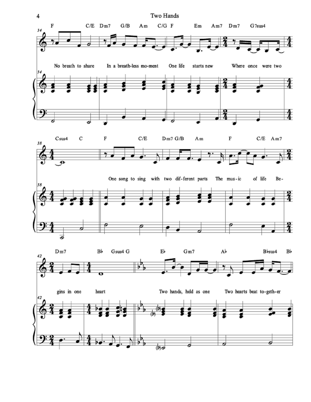 Two Hands - Evelyn Sharp Stanley (Vocal Solo)