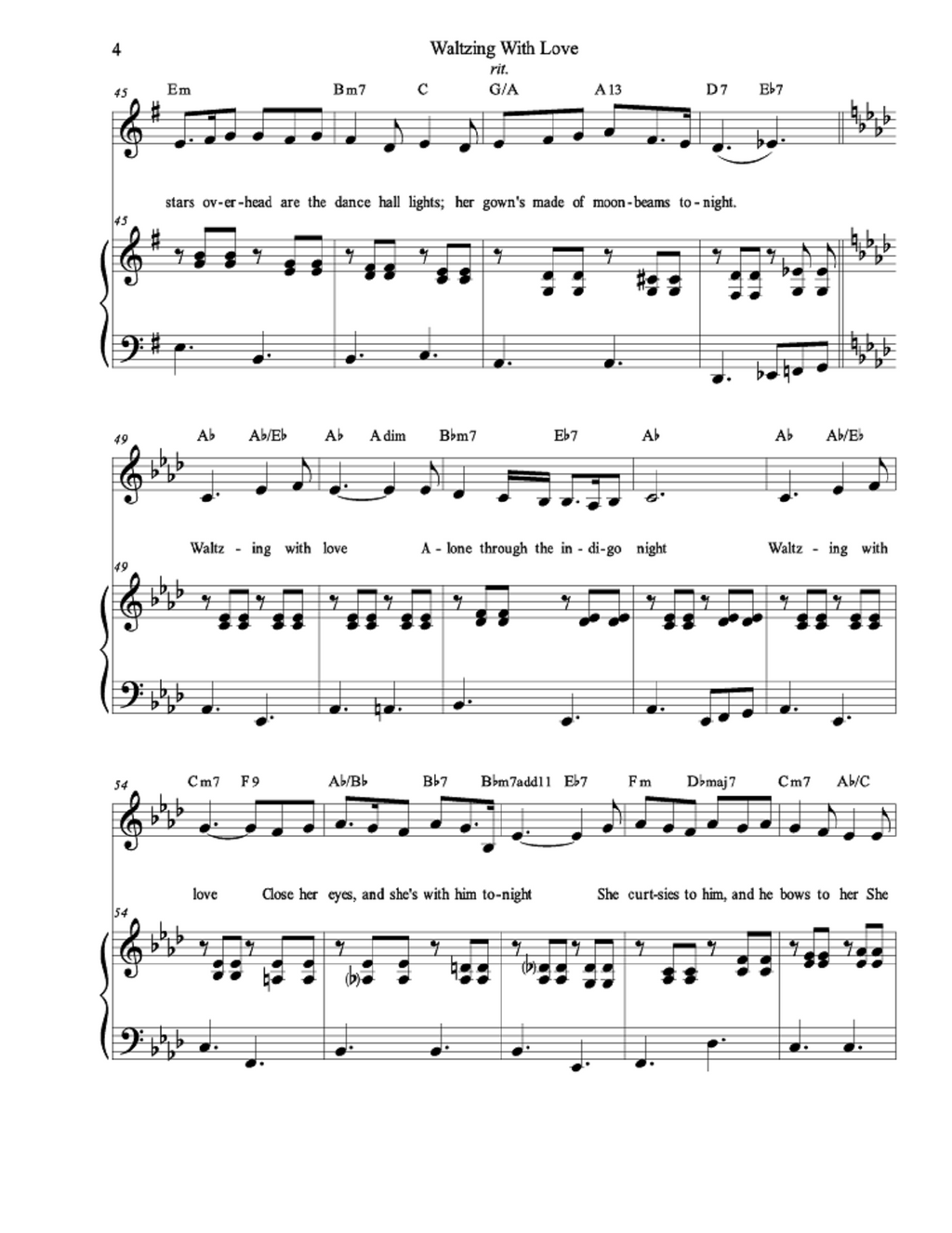 Waltzing With Love - Evelyn Sharp Stanley (Vocal Solo)