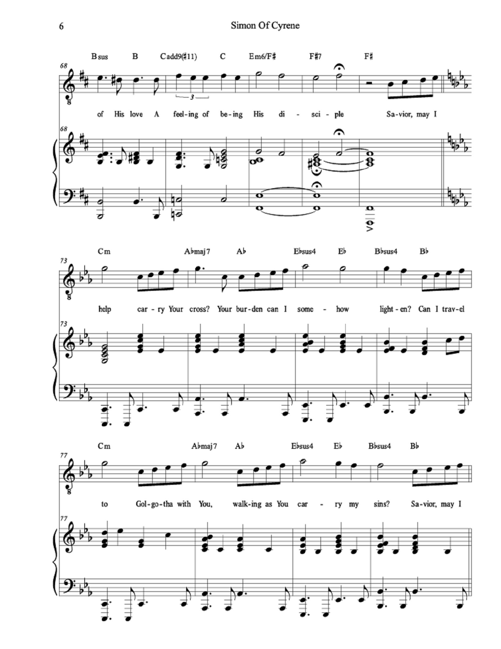 Simon of Cyrene - Greg Reece, Daniel Blomberg (Vocal Solo)