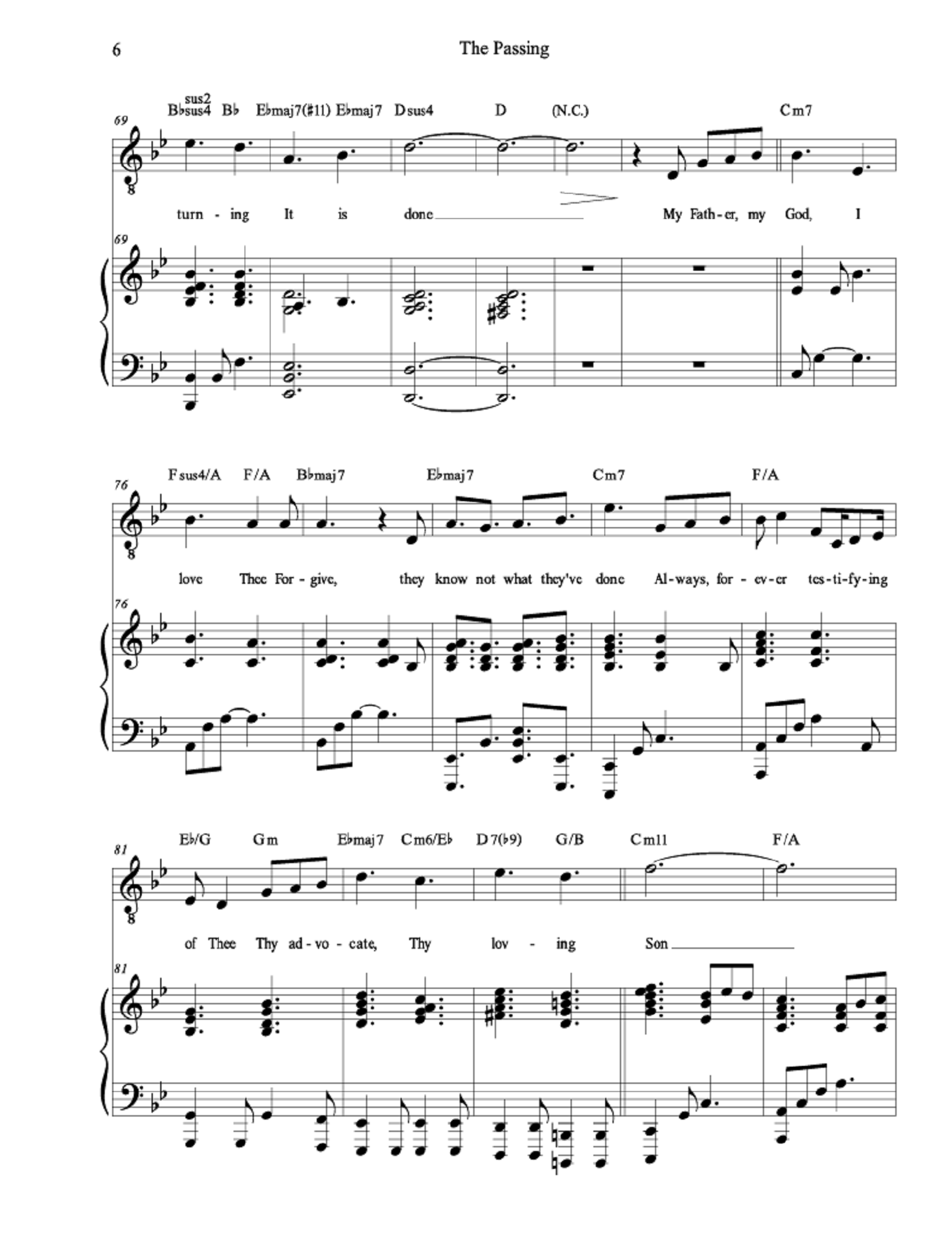 The Passing - Greg Reece, Daniel Blomberg (Vocal Solo)