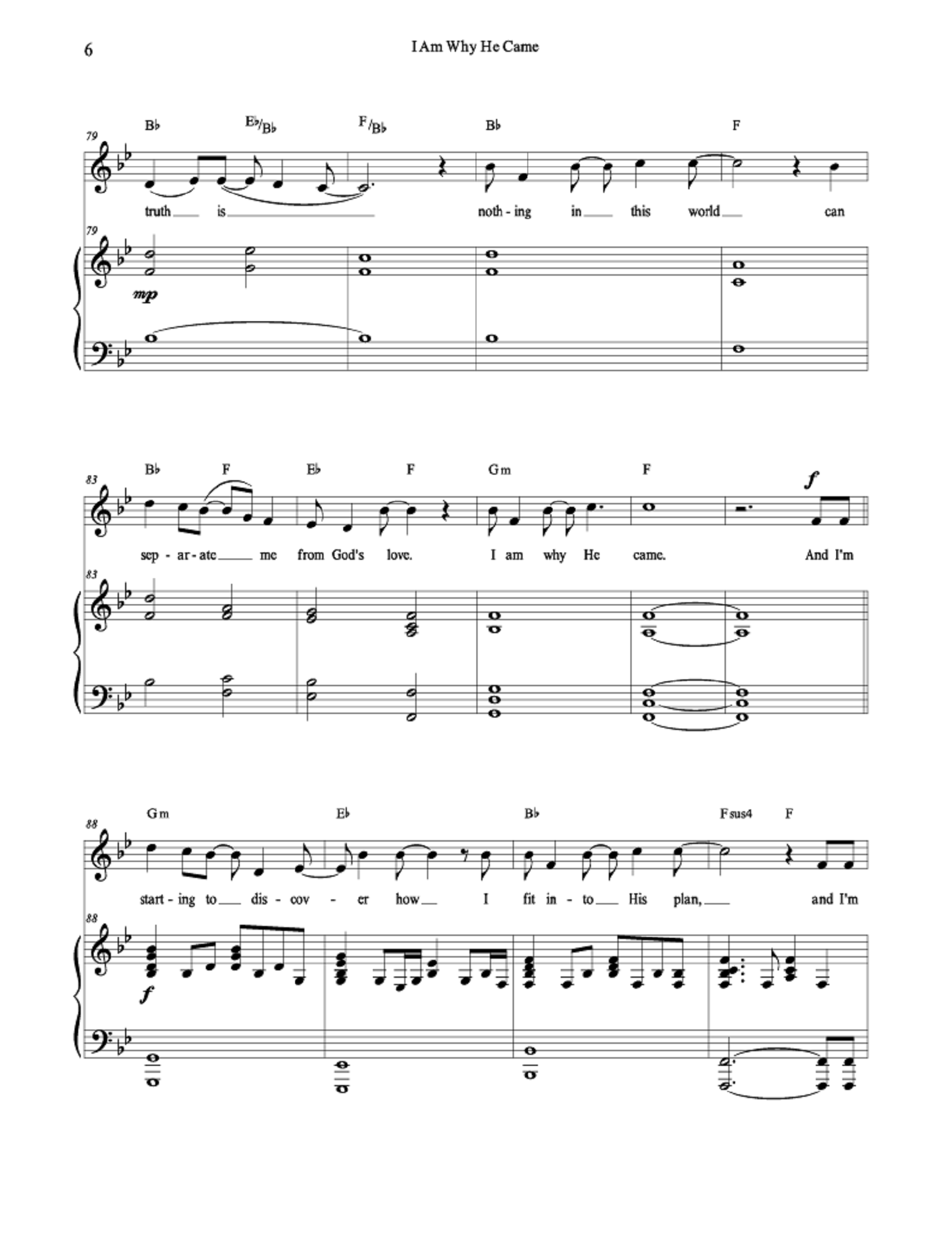 I Am Why He Came - Stephanie Pugh (Vocal Solo)