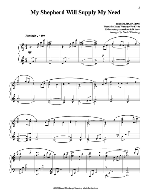 In God's Care - Daniel Blomberg (Advanced Piano Solos)