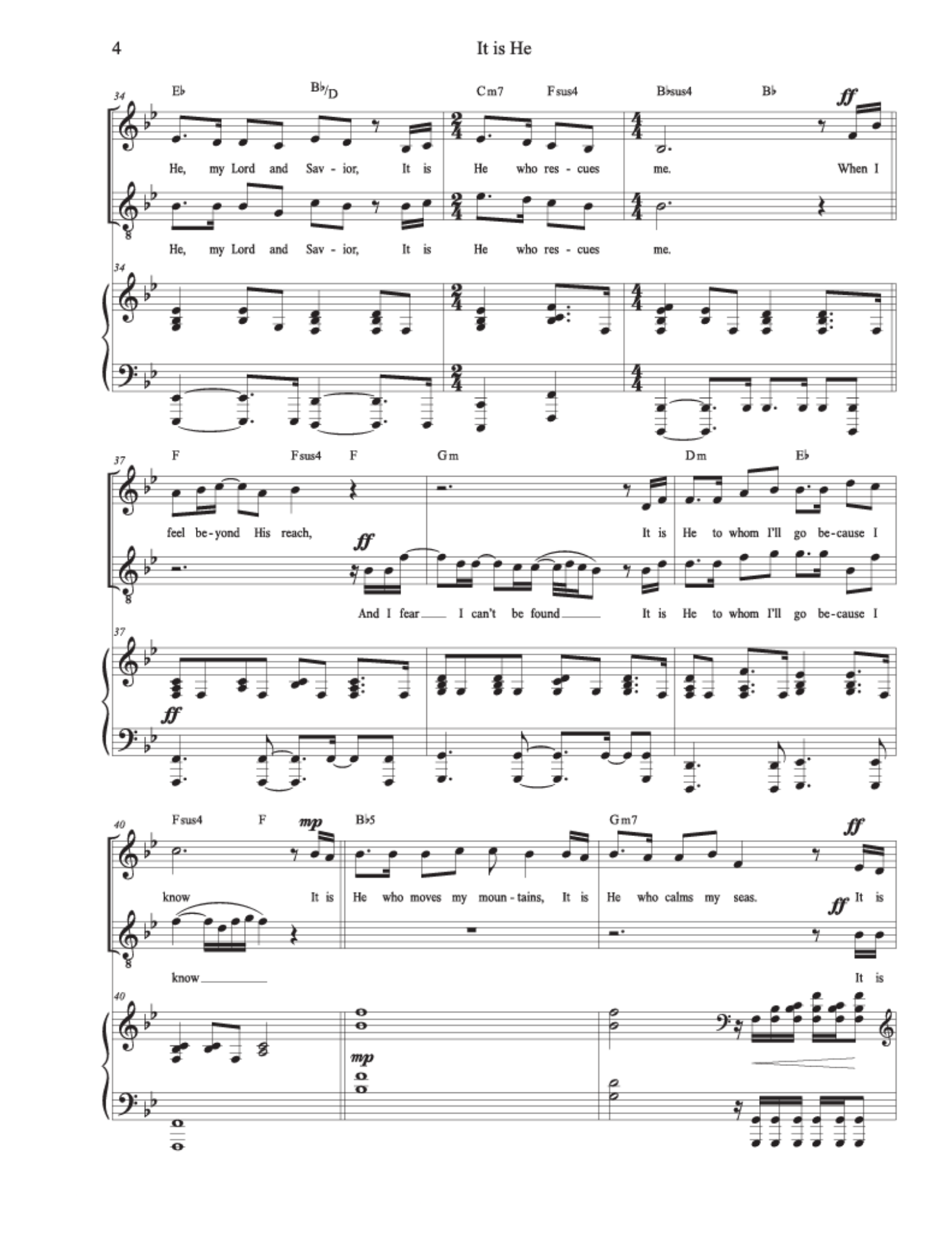 It is He - Camille Uribe, Lucinda Echols (Vocal Duet)