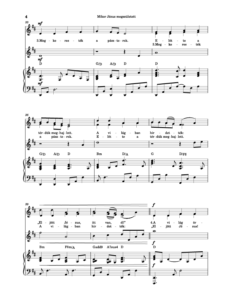 Mikor Jézus megszületett