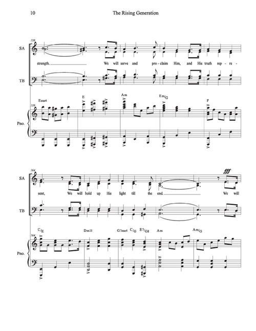 The Rising Generation – An Anthem for the Youth and Young Adults - Izabela Geambașu (SATB)