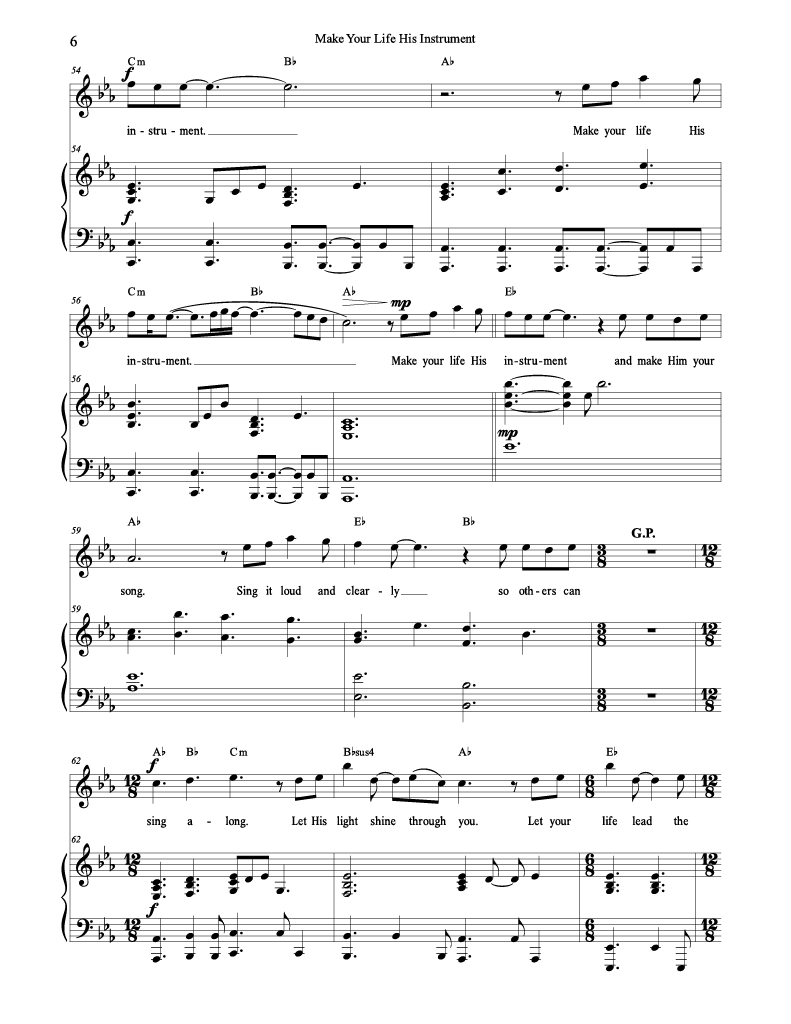 Make Your Life His Instrument