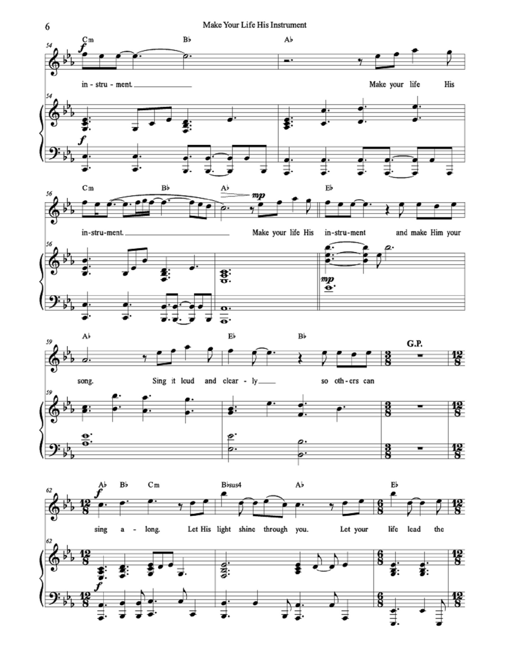 Make Your Life His Instrument - John Coburn (Vocal Solo)