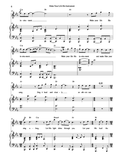 Make Your Life His Instrument - John Coburn (Vocal Solo)