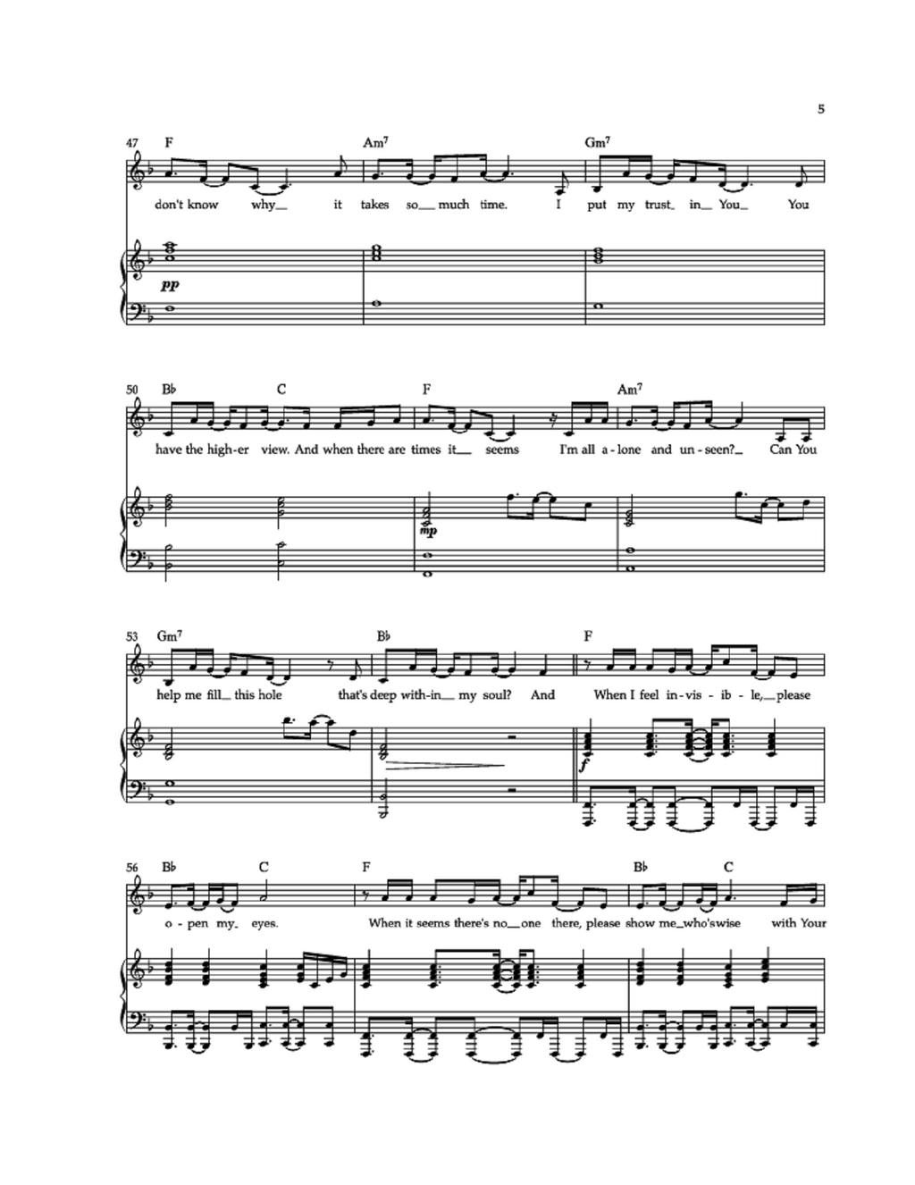 Can You See Me - Kimberly Kofoed (Vocal Solo)