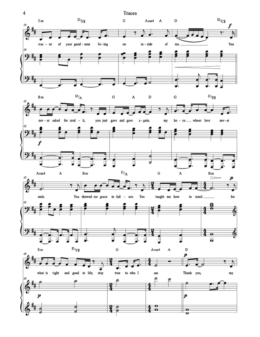 Traces - Kristen Bodine Scott (Vocal Solo)