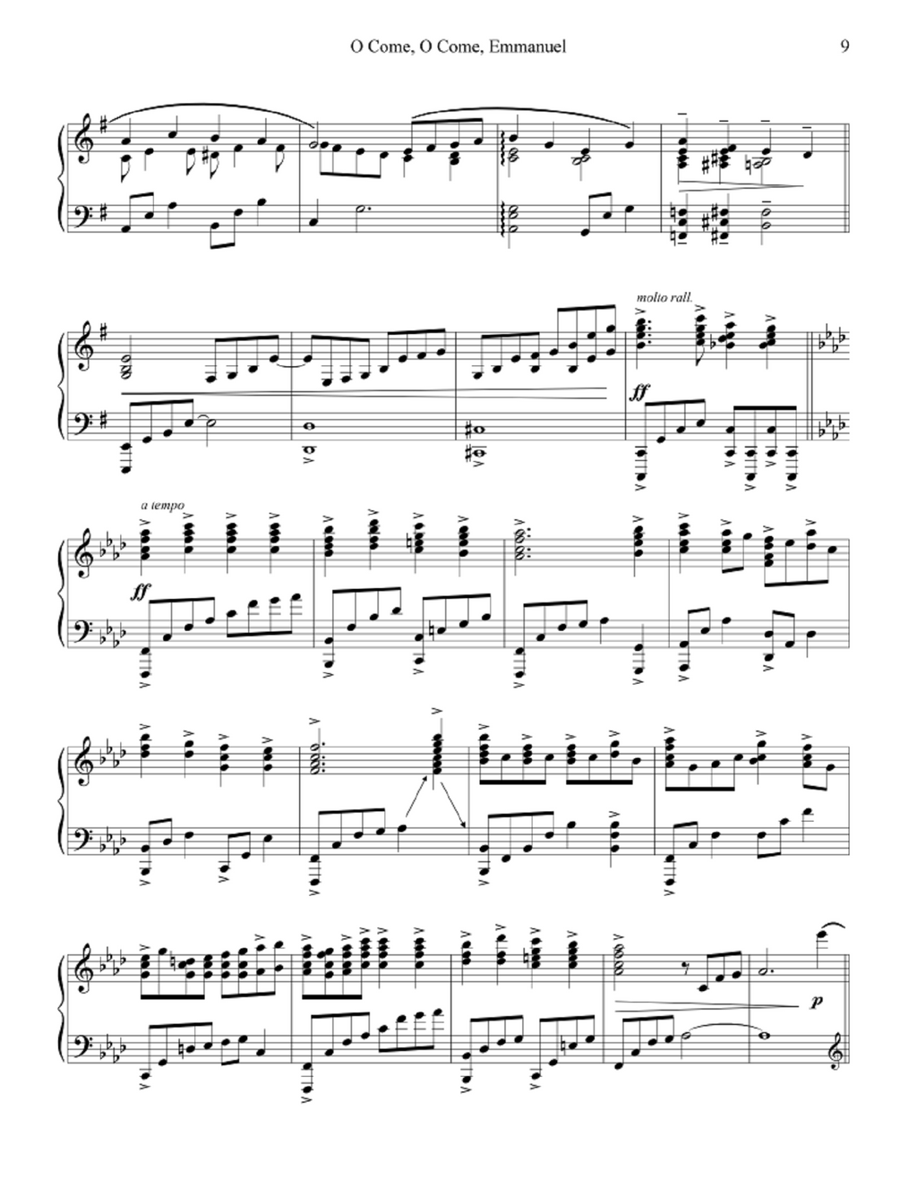 Sacred Christmas II - Daniel Blomberg (Advanced Piano Solos)