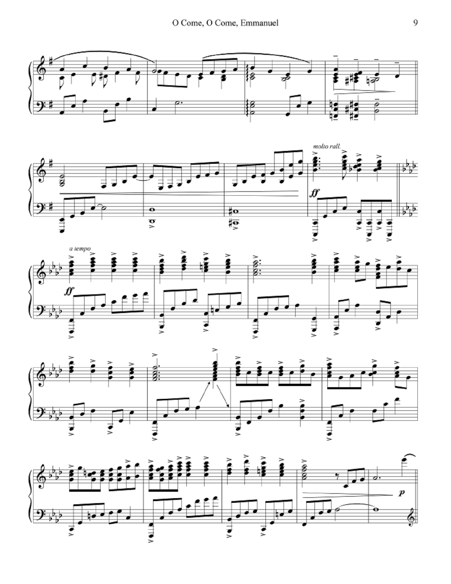 Sacred Christmas II - Daniel Blomberg (Advanced Piano Solos)