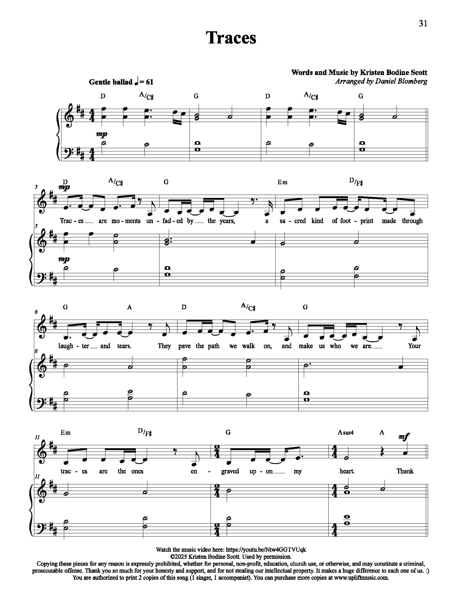 Songs of Faith I: Vocal Solos and Duets (Uplift Music Collection)